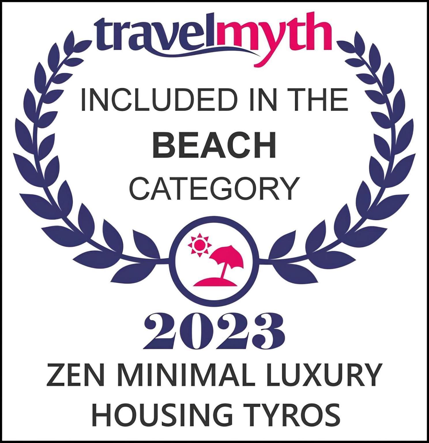 Villa Zen Minimal Luxury Housing Tyros Esterno foto