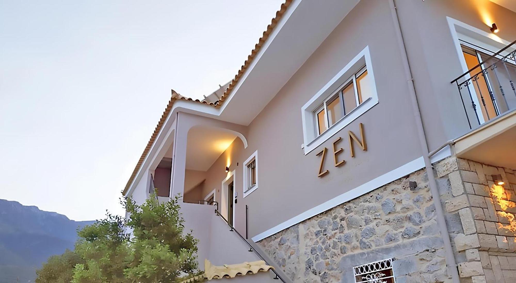 Villa Zen Minimal Luxury Housing Tyros Esterno foto