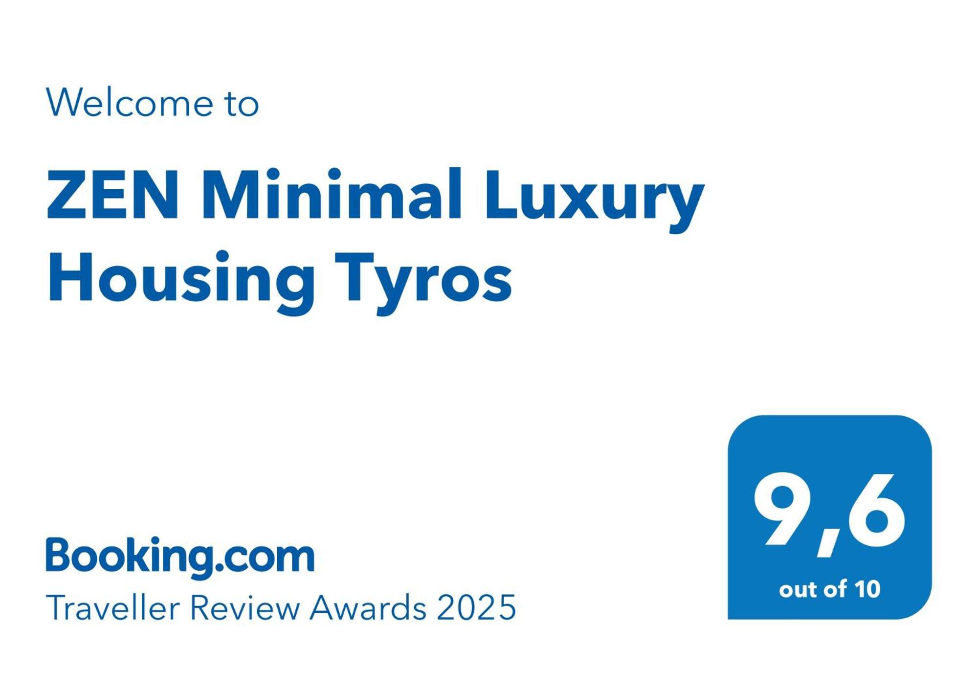 Villa Zen Minimal Luxury Housing Tyros Esterno foto